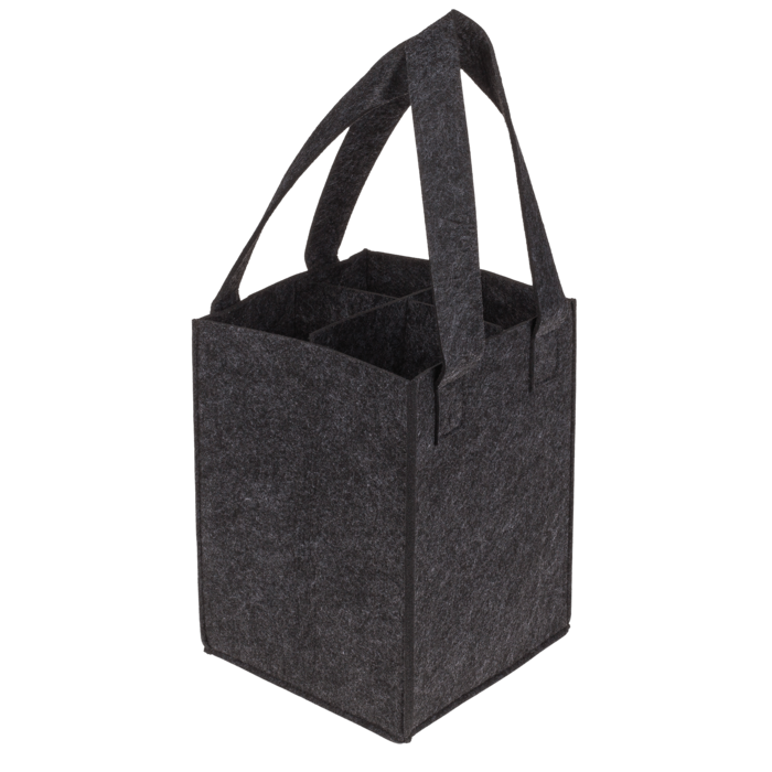 Felt bottle bag for 4 bottles, - Image 2