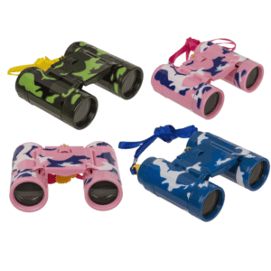 Binoculars, camoflauge, 6x30, adjustable focus,