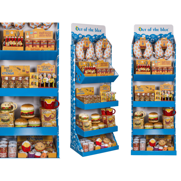 OOTB floor display, Fast Food,