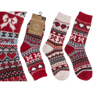 Women knitted sock, Love,