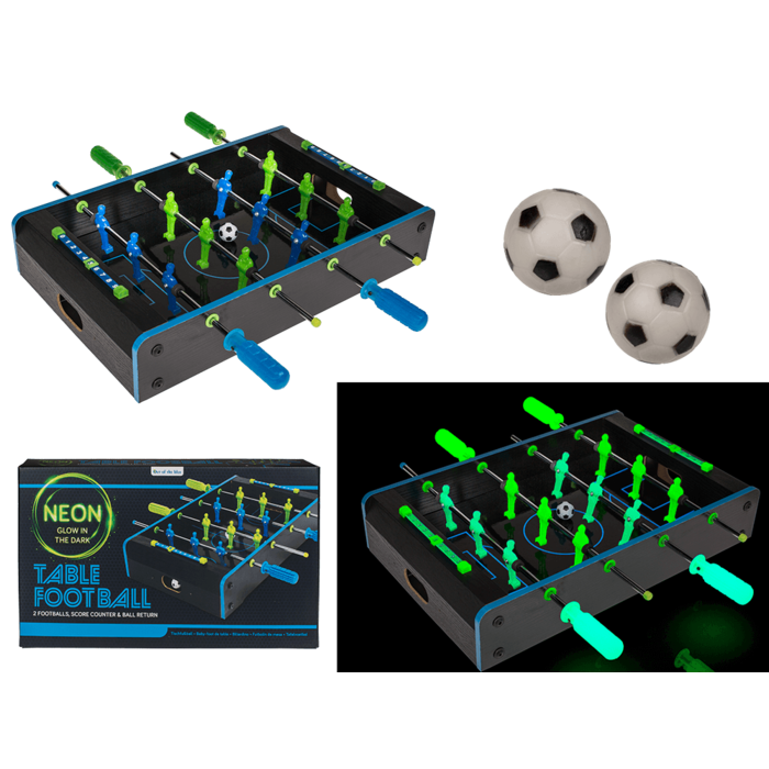 Tabletop football, Kicker, glows in the dark,