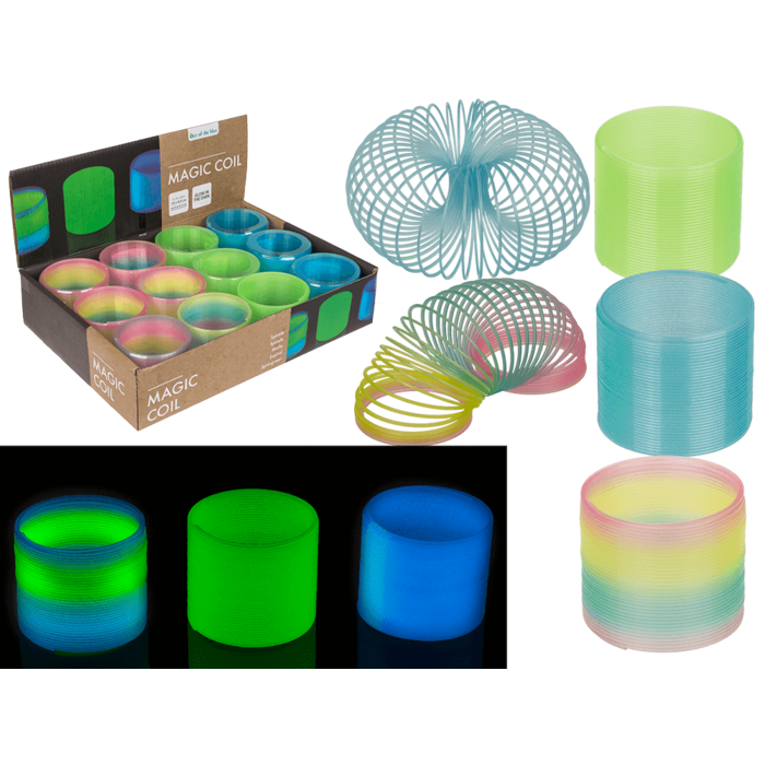 Coil, glows in the dark,