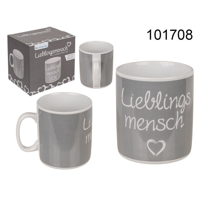 Mug, Lieblingsmensch, ca. 12,5 x 11 cn,