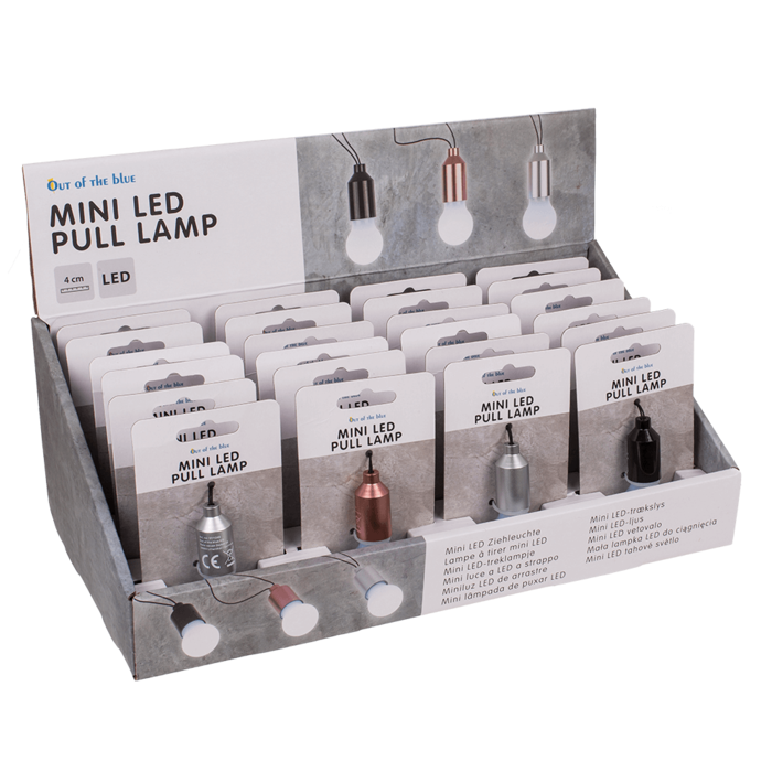 Mini LED pushing lamp, ca. 5 cm, 3 colours ass., - Image 3