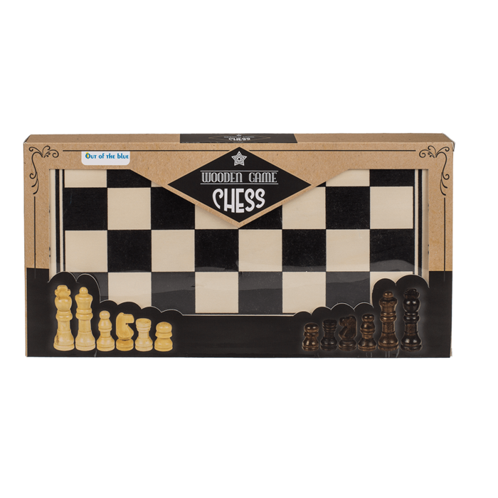 Wooden board game, chess, - Image 2