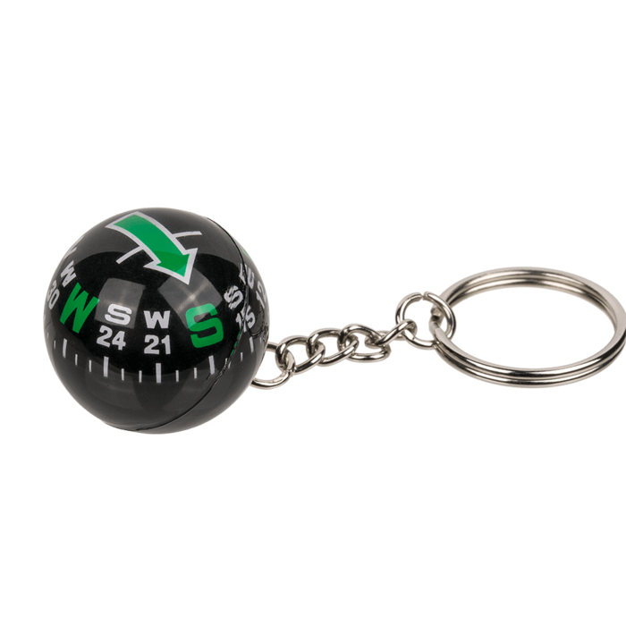 Metal key chain, compass, - Image 3