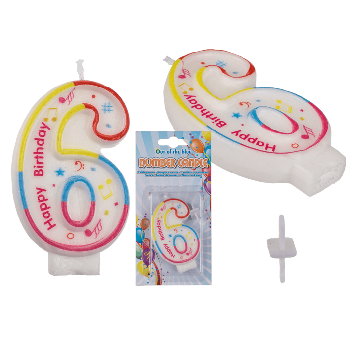 Number Candle - Number 6
