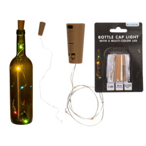 Bottle cap light with 5 multi-colour LED (incl., - 260058#