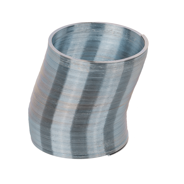 Silver coloured mini metal coil, - Image 3