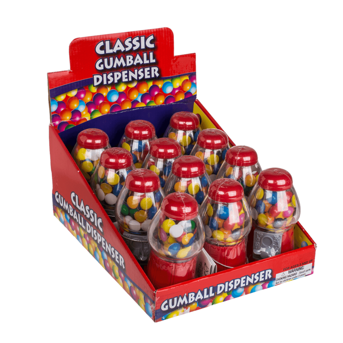 Red Gumball Machine, with ca. 25 g chewing gums, - Image 4