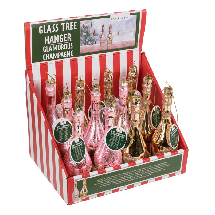 Glass tree hanger, Glamorous Champagne, - Image 3