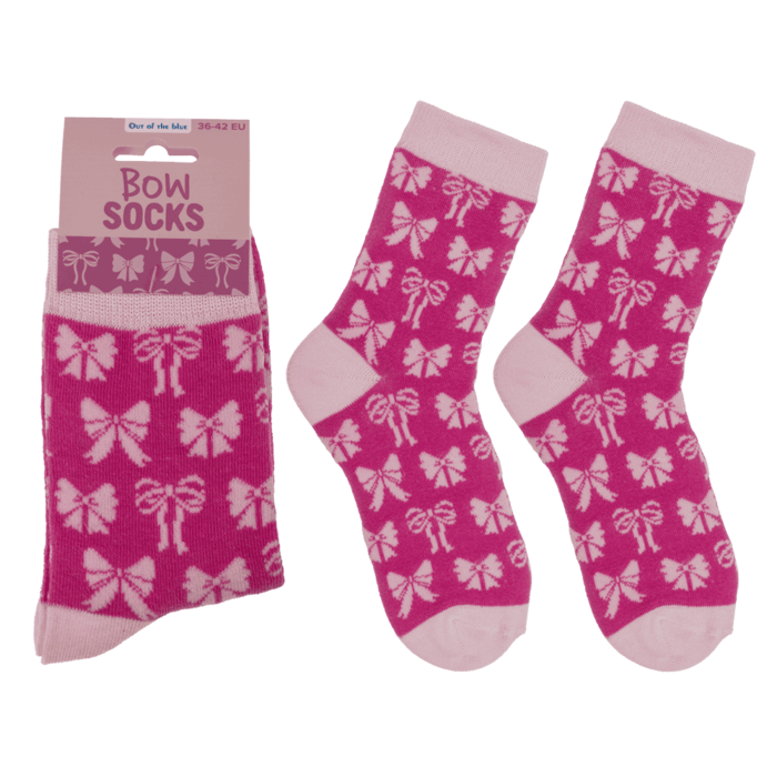 Socks, Bow, size 36-42,