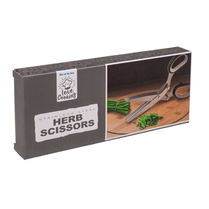 Stainless steel herb scissors, - Image 3