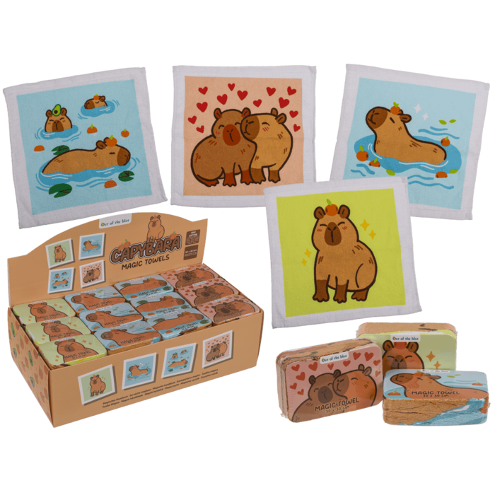 Magic cotton towel, Capybara,