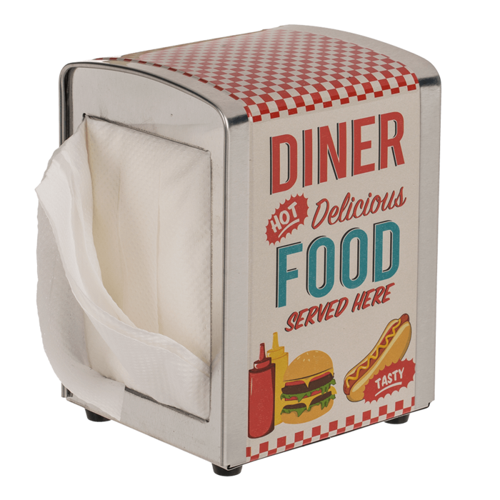 Metal napkin dispenser, Diner, - Image 2