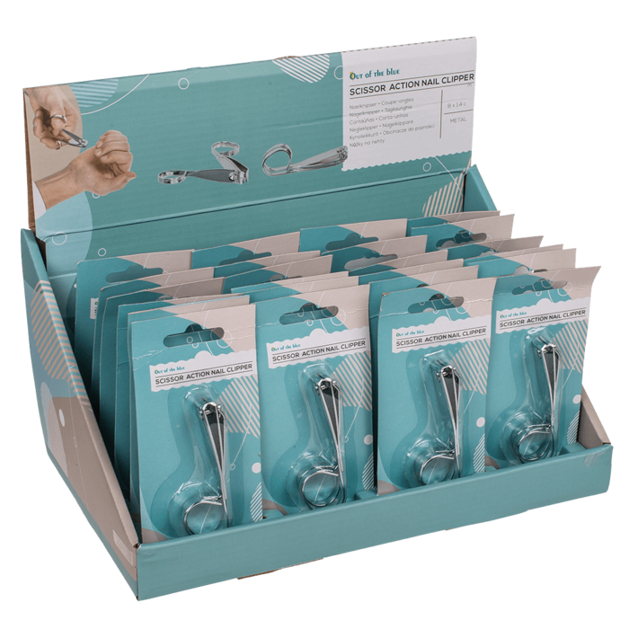 Scissor Action Nail Clippers, approx. 8 x 1,4 cm, - Image 3