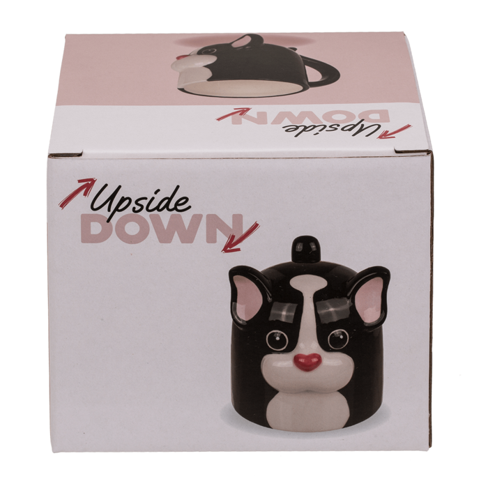 Upside Down Mug, Dog, ca. 12 x 14 cm, ceramic - Image 2