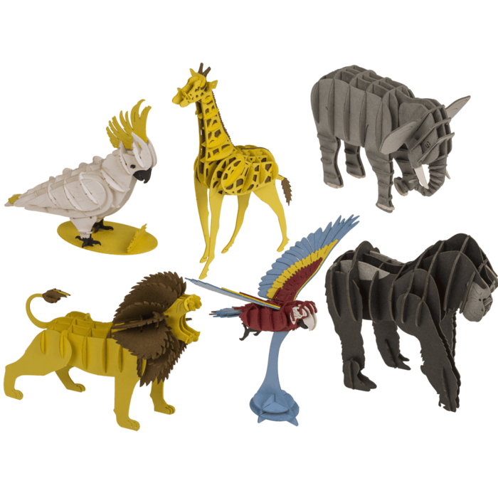 3D Puzzle made of paper, Wildlife,