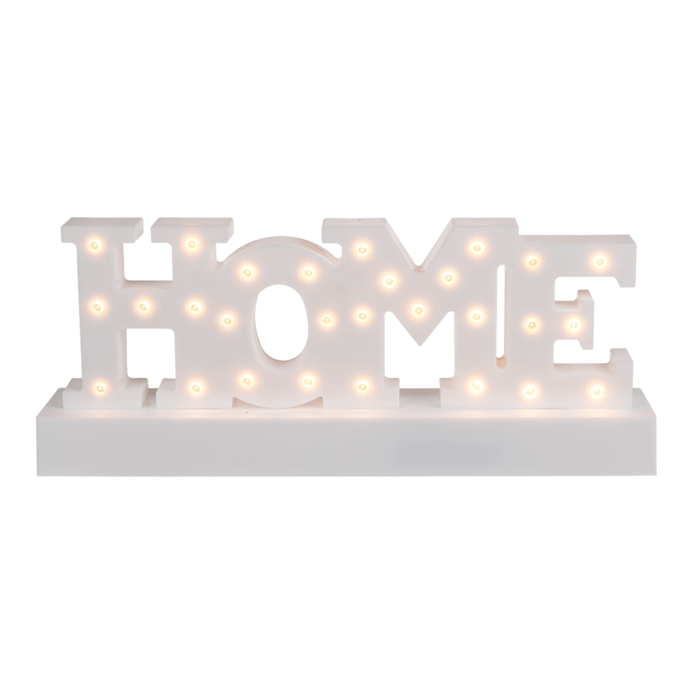 White plastic letter light, Home, - Image 2