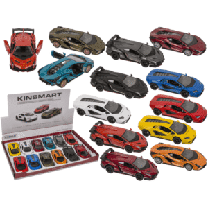 Metal model car with pull back, Lamborghini,
