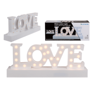 Love White Light - Decorative Tabletop Object