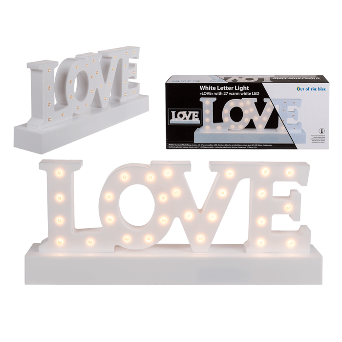 Love White Light - Decorative Tabletop Object