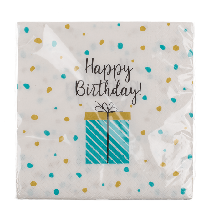 Paper napkins, present with Happy - Image 4