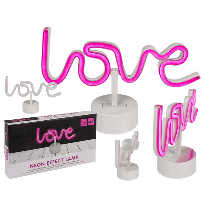 Neon Lamp, Love, 32 x 12 cm,