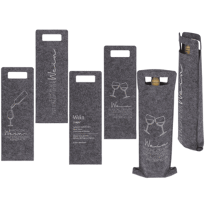 Felt wine bag, - 750117#