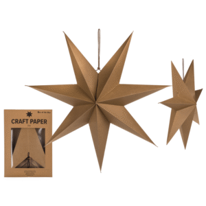 Foldable craft paper star, D: ca. 60 cm,