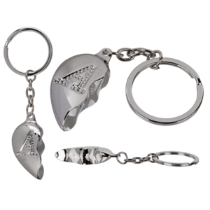 Metal Keychain, Broken Heart,