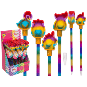Pen, Rainbow Fidget Pop Toy,