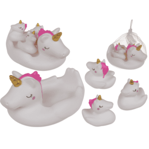 Squeaking Duck Set, Unicorn, 16 x 11 cm,