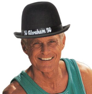 50th Birthday Abraham Bowler Hat