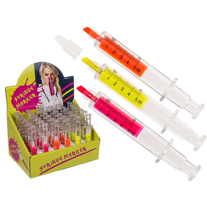 Highlighter, Syringe,