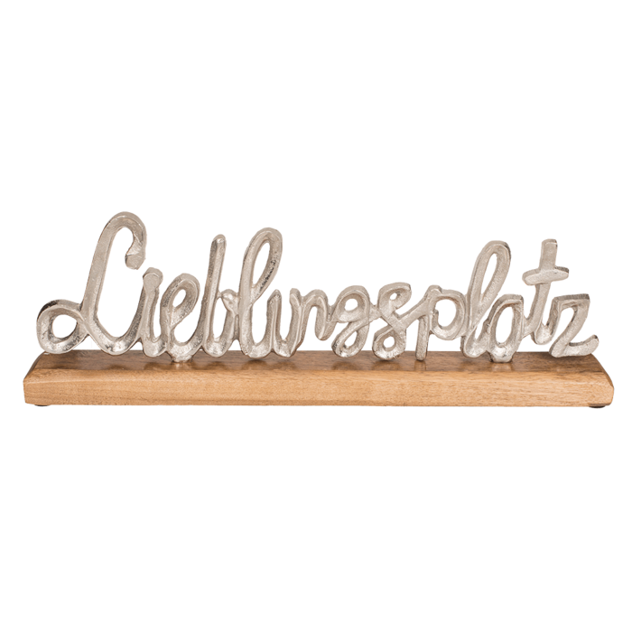 Silver-coloured wording, Lieblingsplatz - Image 2