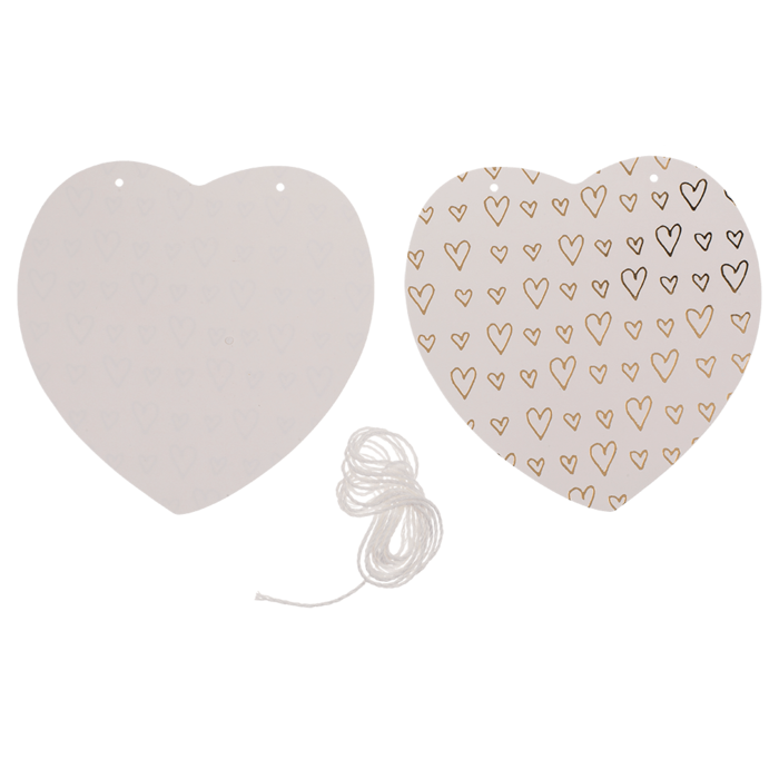 Paper garland, heart, ca. 12 cm, L: 2 m - Image 4