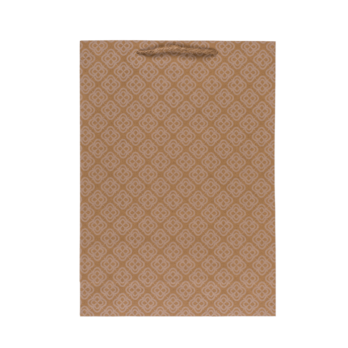 Kraft paper bag,with flower rank, - Image 2