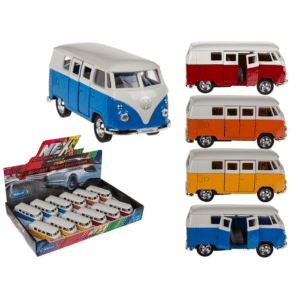 Model car with pull back, VW T1 Bus 1963,