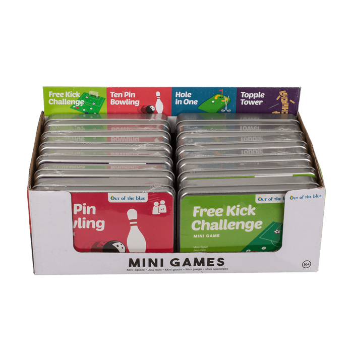 Mini games in tin, ca. 12 x 8 cm, - Image 4