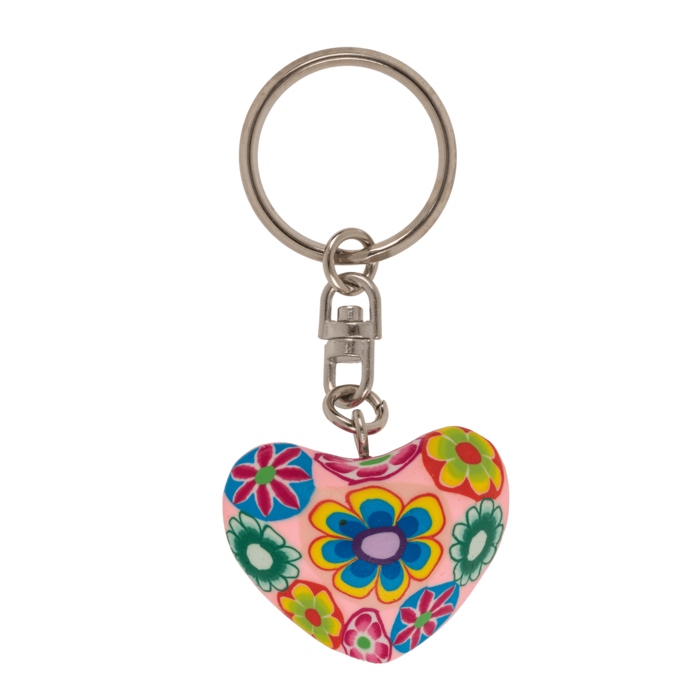 Metal keychain, Clay Heart, - Image 2