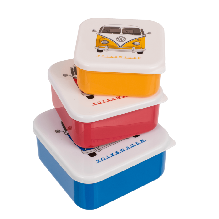 Lunch box set of 3, VW T1 Bus, - Image 3