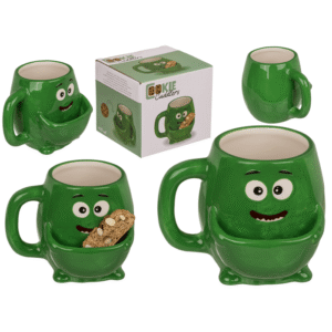 Dolomite Mug, Cookie Cudler, green Monster,