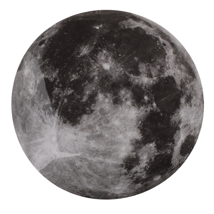 Glowing Moon Sticker, Glow in the Dark, - Image 3