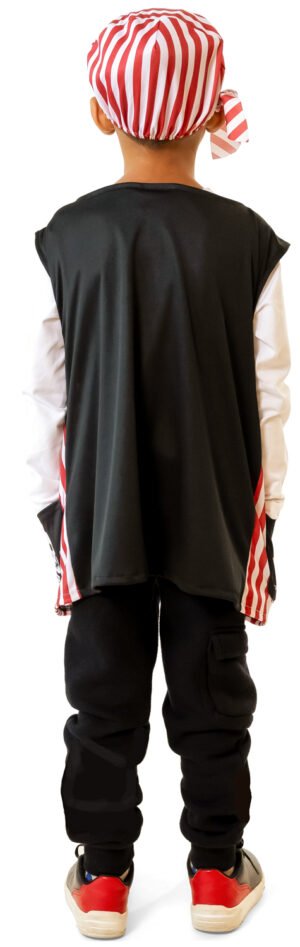 Pirate Vest - Sleeveless - With Bandana - 98–110 cm / 3–5 years