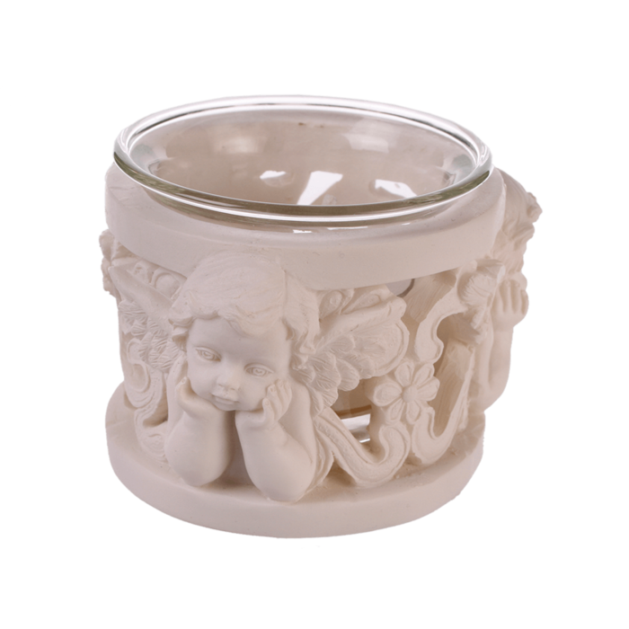 Polyresin tealight holder, Angel, - Image 3
