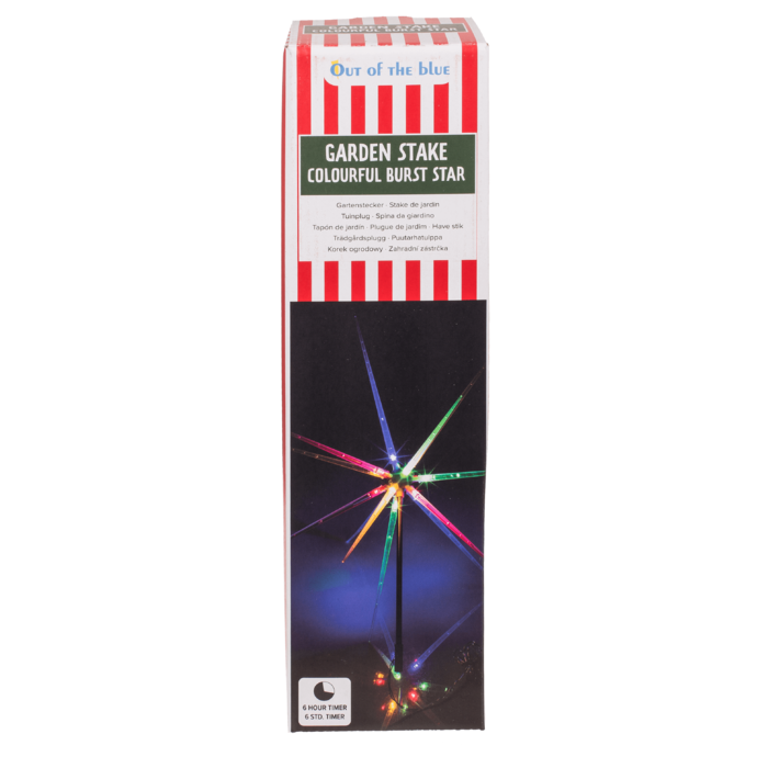 Garden Stake Colourful BurstStar Outdoor/Lawn Light - Image 2