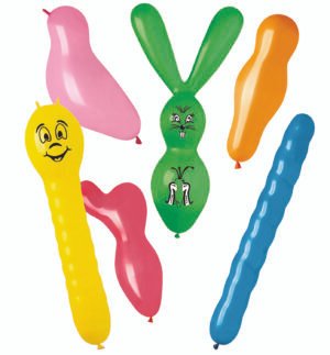 Animal Balloons - Stripetastic - Assorti - 6 pieces