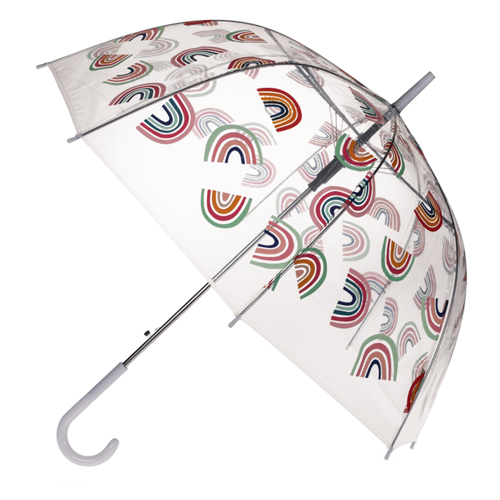 Dome Umbrella, rainbow pastel, - Image 3