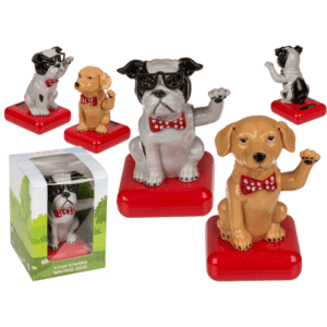 Moveable figurine, Waving Dog,